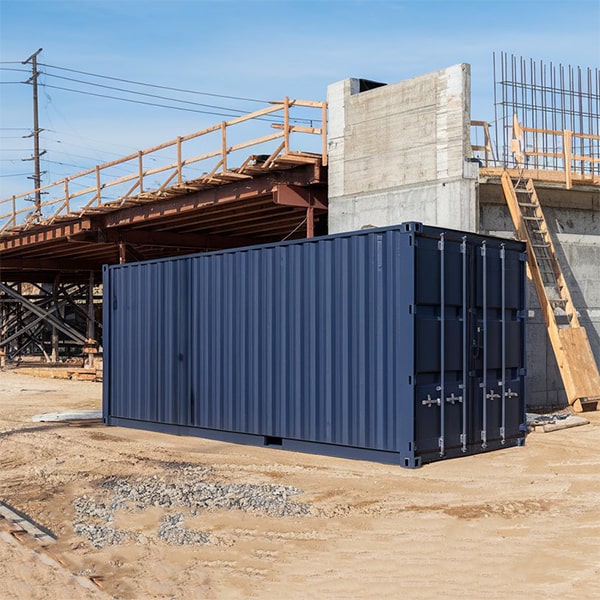 we offer flexible rental options for our construction site storage containers, including month-to-month rental plans